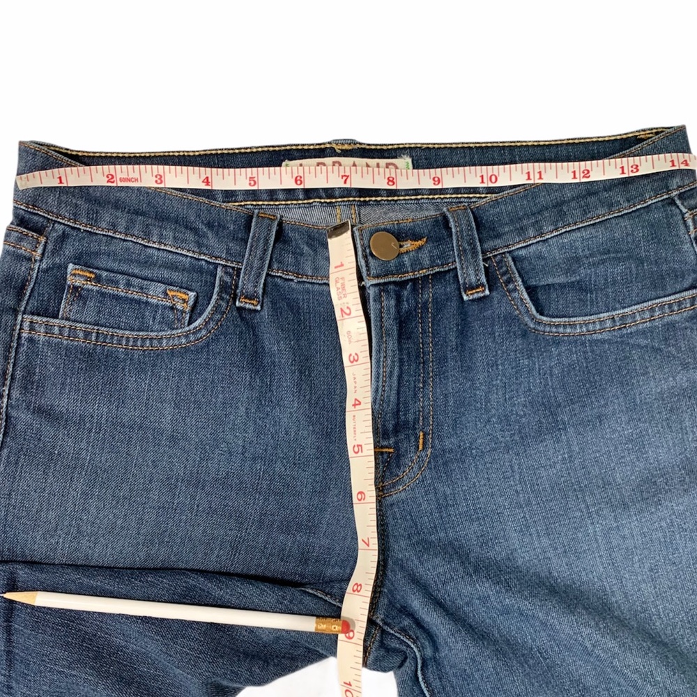 J BRAND Jeans Ankle Length cropped Medium Wash Sz 26 - Picture 3 of 9